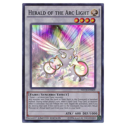 Yu-Gi-Oh! - The New Challengers - Super Edition - Herald of the Arc Light (Super Rare) NECH-ENS09