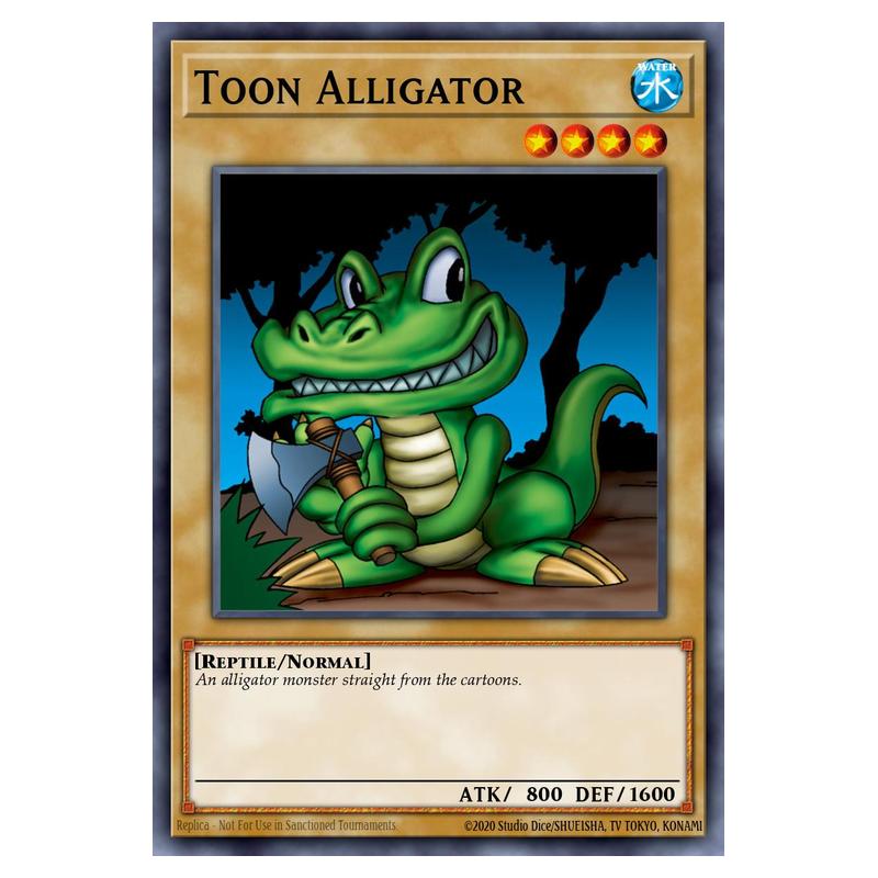 Yu-Gi-Oh! - Starter Deck - Pegasus - Toon Alligator (Common) SDP-009 Yu-Gi-Oh! - Starter Deck - Pegasus - Toon Alligator (Common) SDP-009
