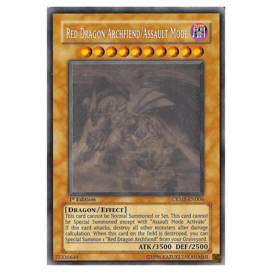 Yu-Gi-Oh! - Crimson Crisis - Red Dragon Archfiend/Assault Mode (Ghost Rare) CRMS-EN004