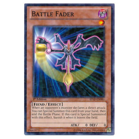 Yu-Gi-Oh! - Battle Pack 2 - War of the Giants - Battle Fader (Mosaic Rare) BP02-EN086