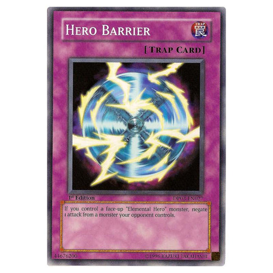 Yu-Gi-Oh! - Duelist Pack - Jaden Yuki 2 - Hero Barrier (Common) DP03-EN027