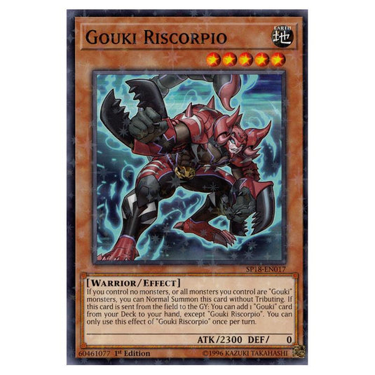 Yu-Gi-Oh! - Star Pack VRAINS - Gouki Riscorpio (Starfoil) SP18-EN017