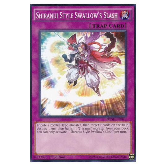 Yu-Gi-Oh! - Breakers of Shadow - Shiranui Style Swallow's Slash (Common) BOSH-EN075