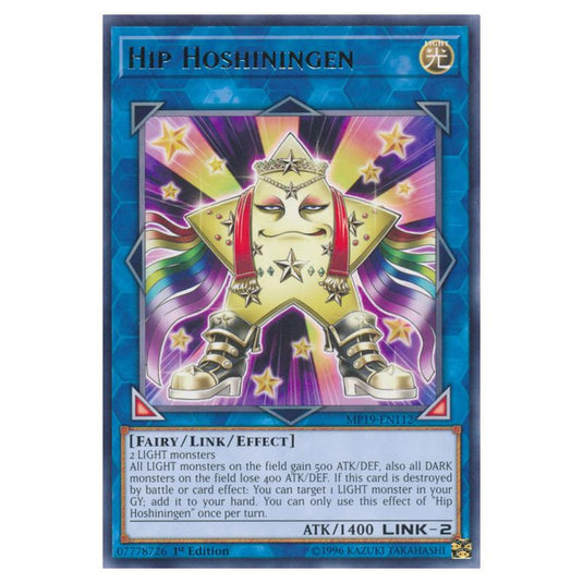 Yu-Gi-Oh! - 2019 Gold Sarcophagus Tin Mega Pack - Hip Hoshiningen (Rare) MP19-EN112