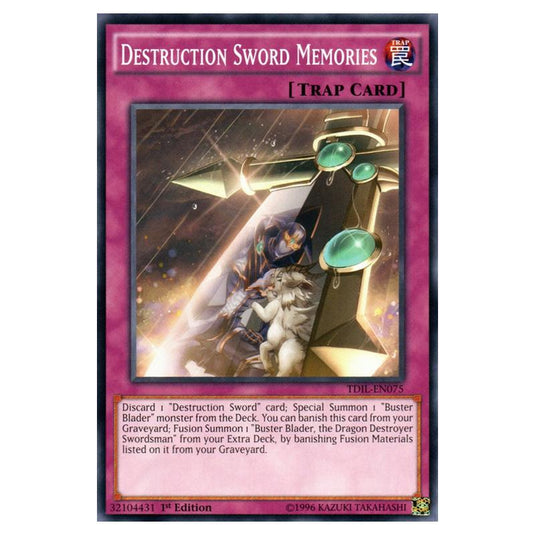 Yu-Gi-Oh! - The Dark Illusion - Destruction Sword Memories (Common) TDIL-EN075