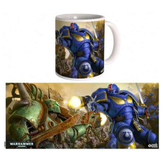 Ultramarines vs Nurgle Mug - Warhammer 40K
