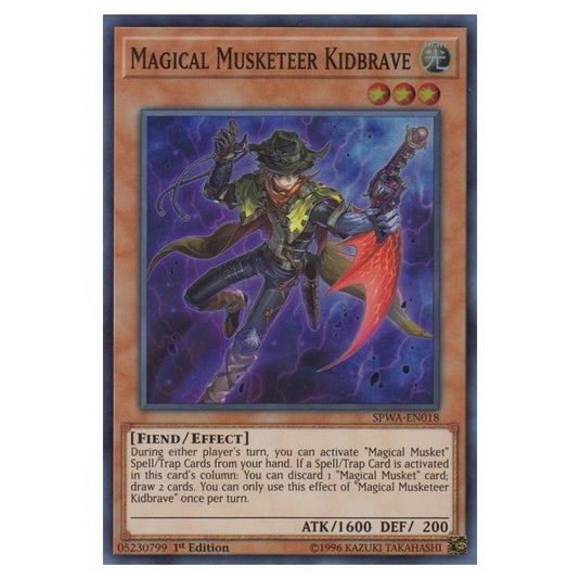 Yu-Gi-Oh! - Spirit Warriors - Magical Musketeer Kidbrave (Super Rare) SPWA-EN018