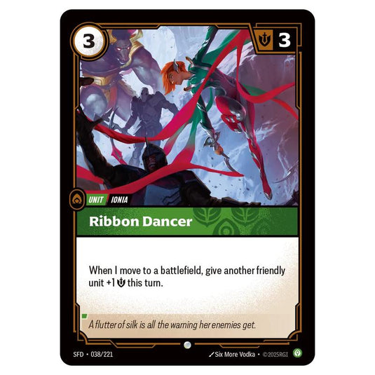Riftbound: League of Legends TCG - Spiritforged - Ribbon Dancer - 038/221
