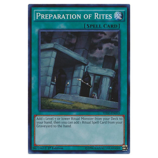 Yu-Gi-Oh! - The Secret Forces - Preparation of Rites (Super Rare) THSF-EN053