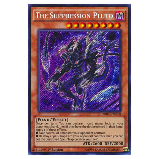 Yu-Gi-Oh! - Dragons of Legend - Unleashed - The Suppression Pluto (Secret Rare) DRL3-EN010
