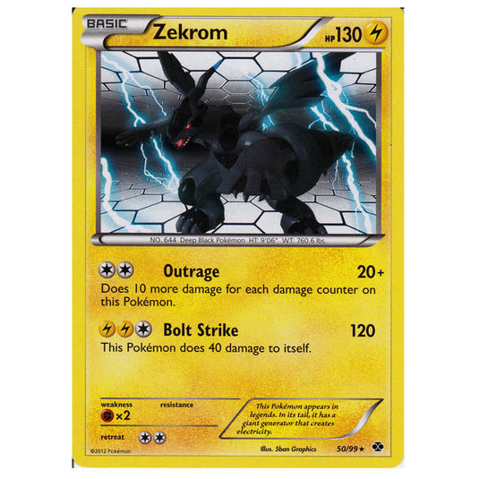Pokemon - Black & White - Next Destinies - Zekrom 50/99