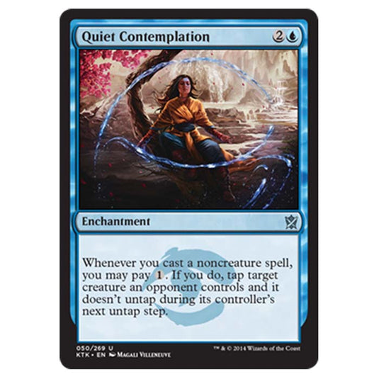Magic the Gathering - Khans Of Tarkir - Quiet Contemplation - 50/269
