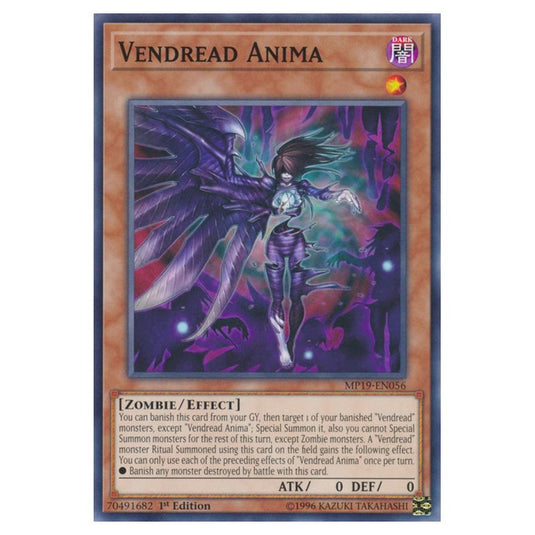 Yu-Gi-Oh! - 2019 Gold Sarcophagus Tin Mega Pack - Vendread Anima (Common) MP19-EN056