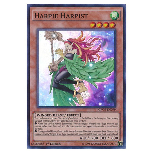 Yu-Gi-Oh! - Crossed Souls - Harpie Harpist (Super Rare) CROS-EN099
