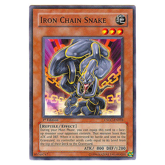 Yu-Gi-Oh! - Crossroads of Chaos - Iron Chain Snake (Common) CSOC-EN018