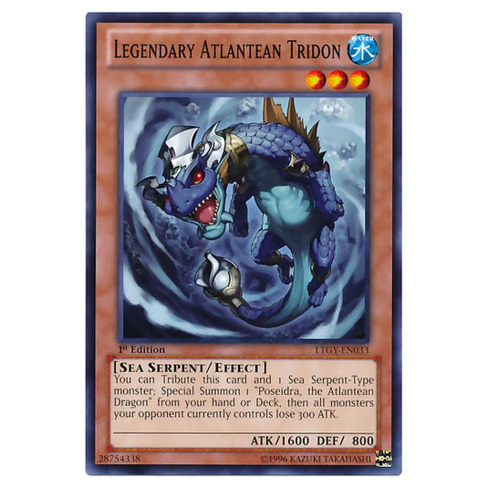 Yu-Gi-Oh! - Lord of the Tachyon Galaxy - Legendary Atlantean Tridon (Common) LTGY-EN033
