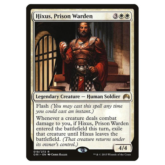 Magic The Gathering - Magic Origins - Hixus, Prison Warden - 19/272 (Foil)
