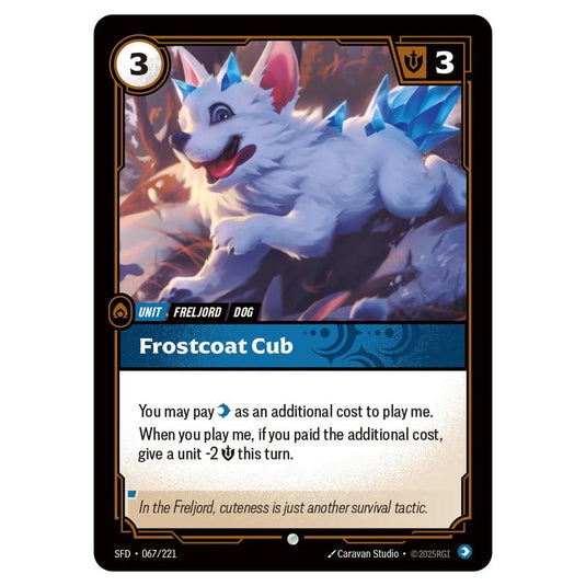 Riftbound: League of Legends TCG - Spiritforged - Frostcoat Cub - 067/221