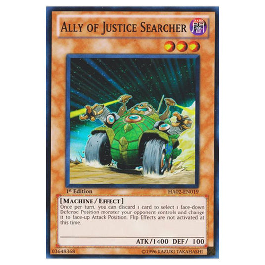 Yu-Gi-Oh! - Hidden Arsenal 2 - Ally of Justice Searcher (Super Rare) HA02-EN019
