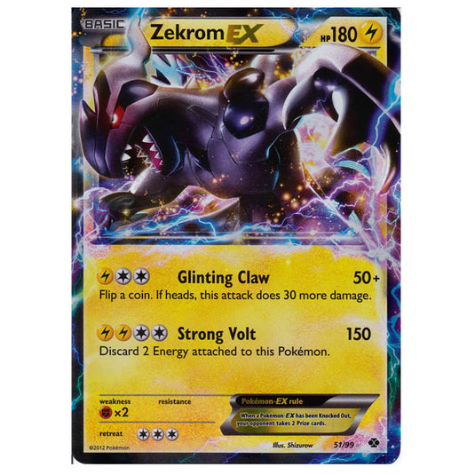 Pokemon - Black & White - Next Destinies - Zekrom EX 51/99