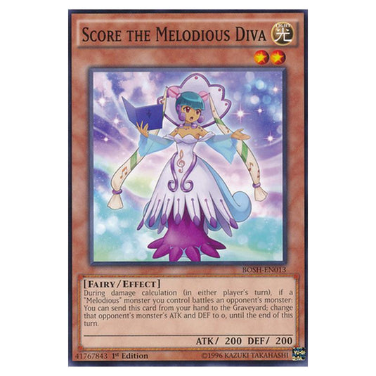 Yu-Gi-Oh! - Breakers of Shadow - Score the Melodious Diva (Common) BOSH-EN013