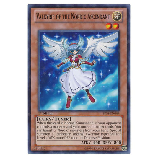 Yu-Gi-Oh! - Star Pack 2014 - Valkyrie of the Nordic Ascendant (Starfoil Rare) SP14-EN047