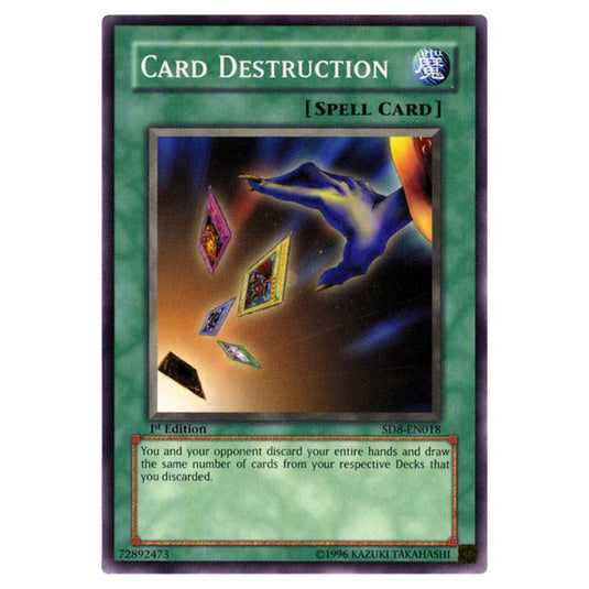Yu-Gi-Oh! - Structure Deck - Lord of the Storm - Card Destruction (Common) SD8-EN018