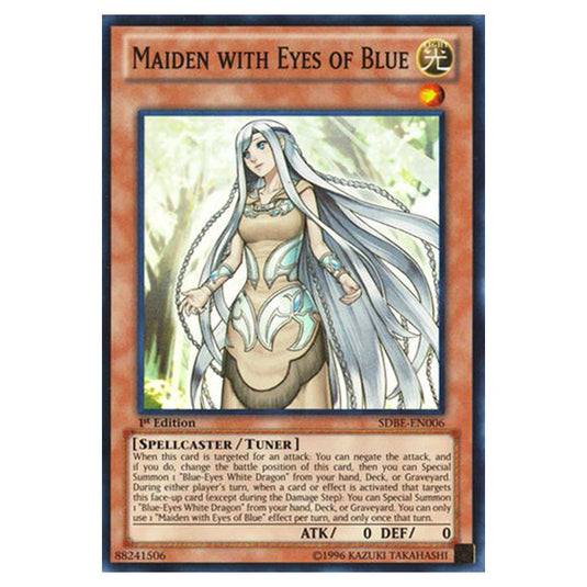 Yu-Gi-Oh! - Saga of Blue-Eyes White Dragon Structure Deck - Maiden with Eyes of Blue (Super Rare) SDBE-EN006