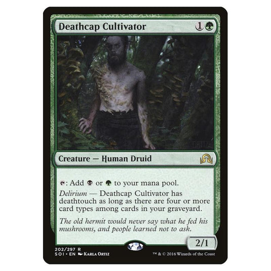 Magic the Gathering - Shadows over Innistrad - Deathcap Cultivator - 202/297