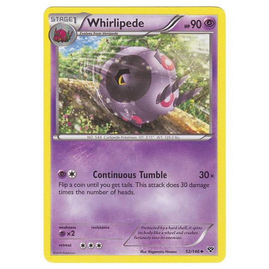 Pokemon - XY Base Set - Whirlipede - 52/146
