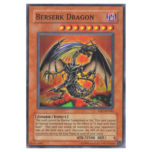 Yu-Gi-Oh! - Dark Revelation Volume 1 - Berserk Dragon (Super Rare) DR1-EN181