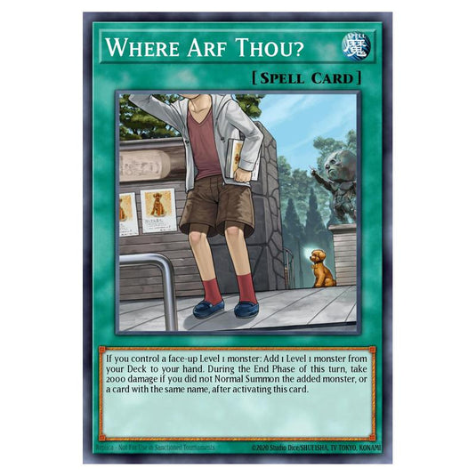 Yu-Gi-Oh! - Structure Deck - Cyberse Link - Where Arf Thou? (Common) SDCL-EN031