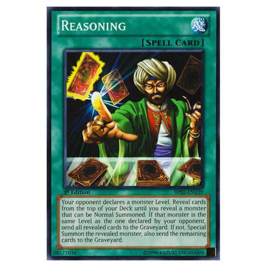 Yu-Gi-Oh! - Battle Pack 2 - War of the Giants - Reasoning (Common) BP02-EN139