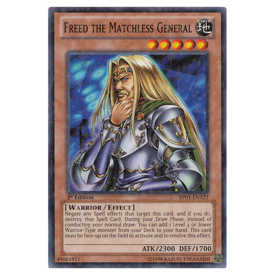 Yu-Gi-Oh! - Battle Pack - Epic Dawn - Freed the Matchless General (Starfoil Rare) BP01-EN123