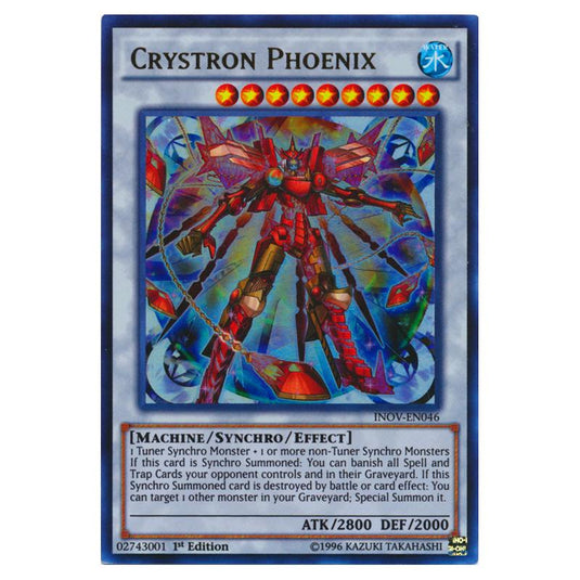 Yu-Gi-Oh! - Invasion - Vengeance - Crystron Phoenix (Ultra Rare) INOV-EN046