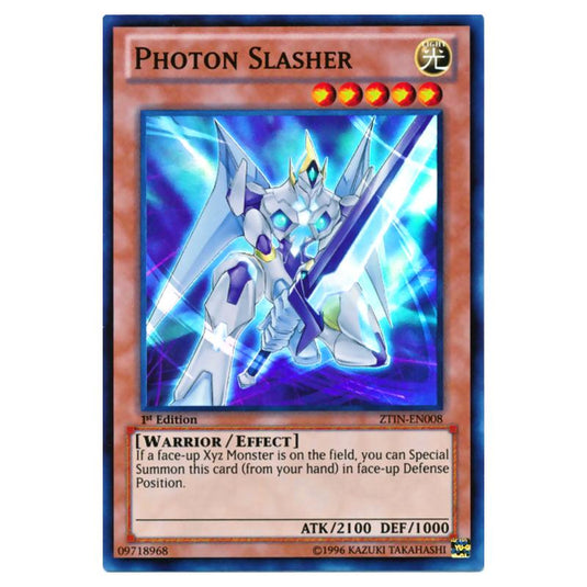 Yu-Gi-Oh! - Zexal Collection Tin - Photon Slasher (Super Rare) ZTIN-EN008
