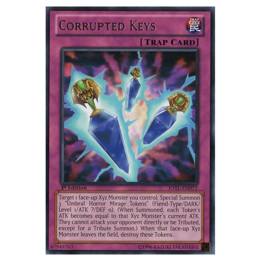 Yu-Gi-Oh! - Judgment of the Light - Corrupted Keys (Rare) JOTL-EN072