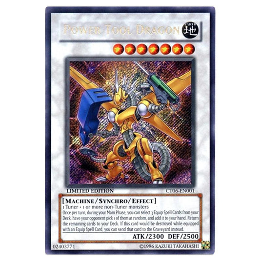 Yu-Gi-Oh! - Collectible Tins 2009 Wave 1 - Power Tool Dragon (Secret Rare) CT06-EN001