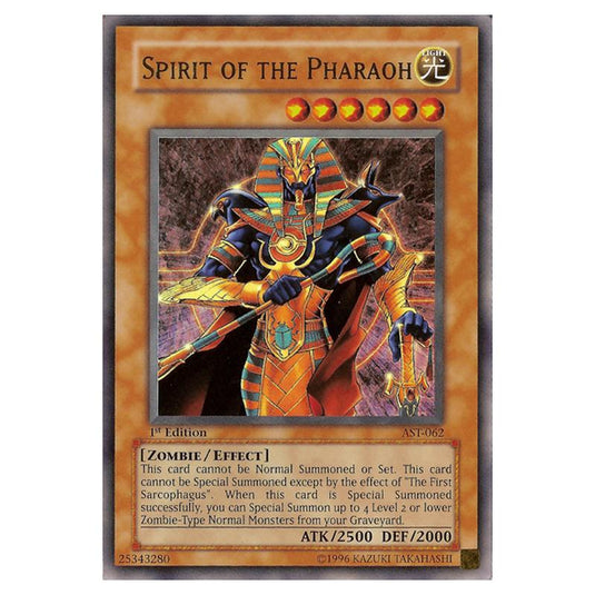 Yu-Gi-Oh! - Ancient Sanctuary - Spirit of the Pharaoh (Ultra Rare) AST-062