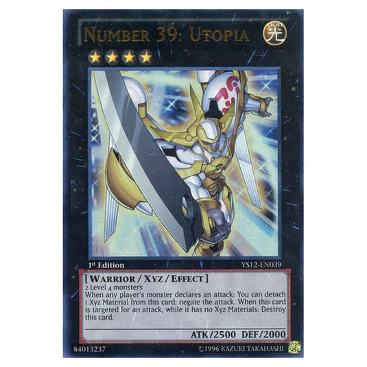 Yu-Gi-Oh! - Starter Deck - Xyz Symphony - Number 39: Utopia (Ultra Rare) YS12-EN039