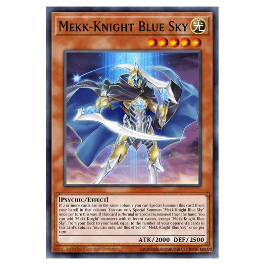 Yu-Gi-Oh! - Structure Deck - Beware of Traptrix - Mekk-Knight Blue Sky (Common) SDBT-EN018