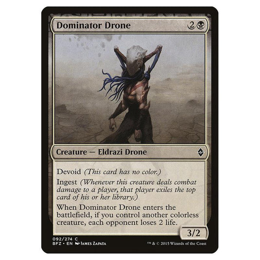 Magic The Gathering - Battle For Zendikar - Dominator Drone - 92/274