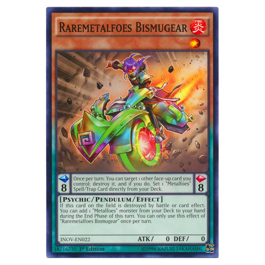 Yu-Gi-Oh! - Invasion - Vengeance - Raremetalfoes Bismugear (Common) INOV-EN022