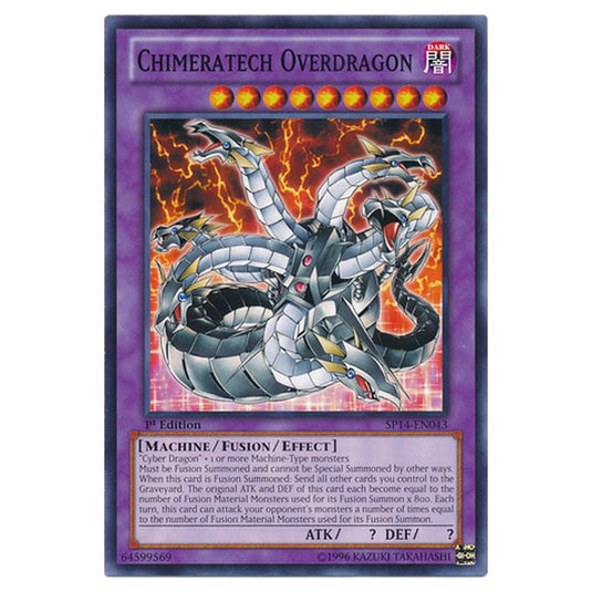 Yu-Gi-Oh! - Star Pack 2014 - Chimeratech Overdragon (Common) SP14-EN043
