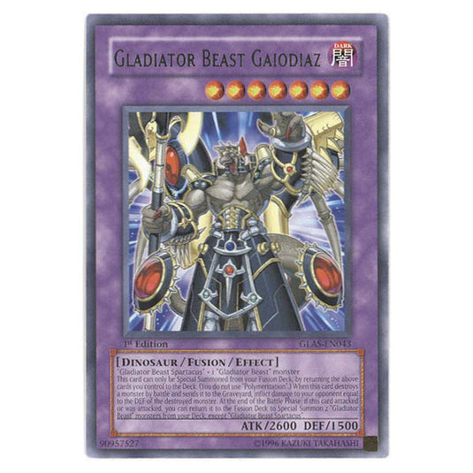 Yu-Gi-Oh! - Gladiator\'s Assault - Gladiator Beast Gaiodiaz (Rare) GLAS-EN043