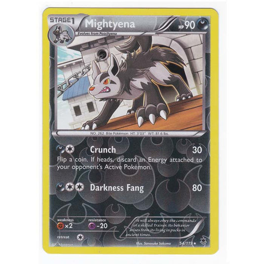 Pokemon - XY Phantom Forces - (Reverse Holo) - Mightyena - 54/119
