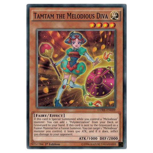 Yu-Gi-Oh! - Clash of Rebellions - Tamtam the Melodious Diva (Common) CORE-EN009