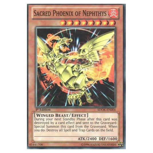 Yu-Gi-Oh! - Onslaught of the Fire Kings Structure Deck - Sacred Phoenix of Nephthys (Common) SDOK-EN004