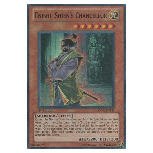 Yu-Gi-Oh! - Legendary Collection 2 - The Duel Academy Years Mega Pack - Enishi, Shien's Chancellor (Super Rare) LCGX-EN241