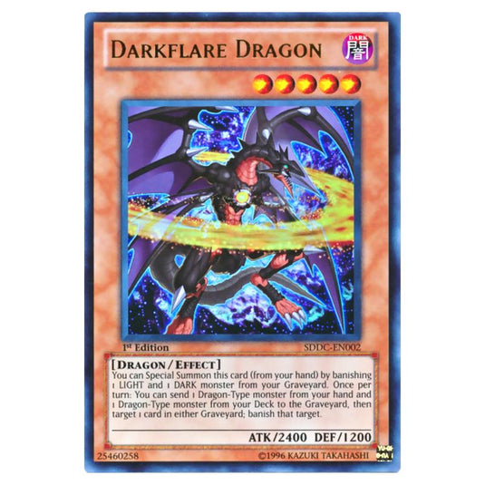 Yu-Gi-Oh! - Dragons Collide Structure Deck - Darkflare Dragon (Ultra Rare) SDDC-EN002